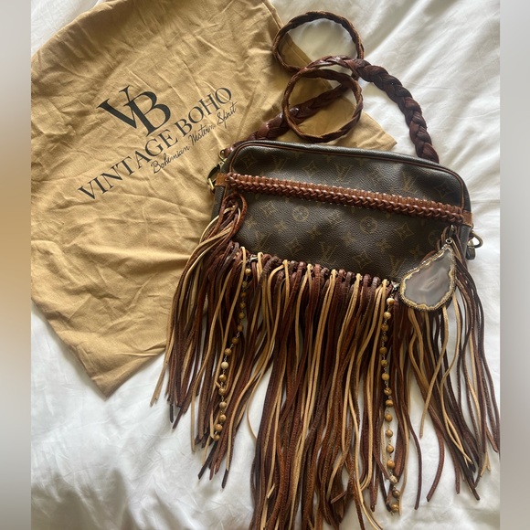 Handbags - Vintage Boho Bag - Revamped Louis Vuitton
